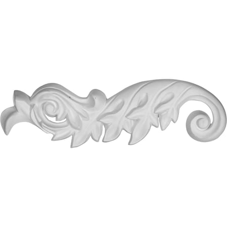 Ekena Millwork 2 1/8"W x 7 3/8"H x 5/8"P Granada Onlay, Left ONL02X07X01GR-L